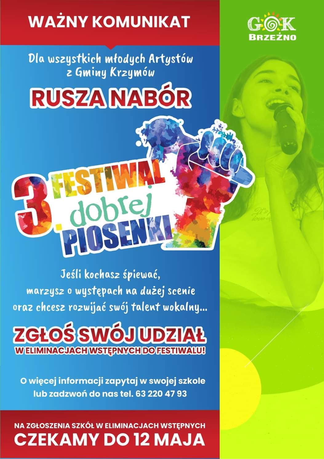 Plakat reklamujący festiwal