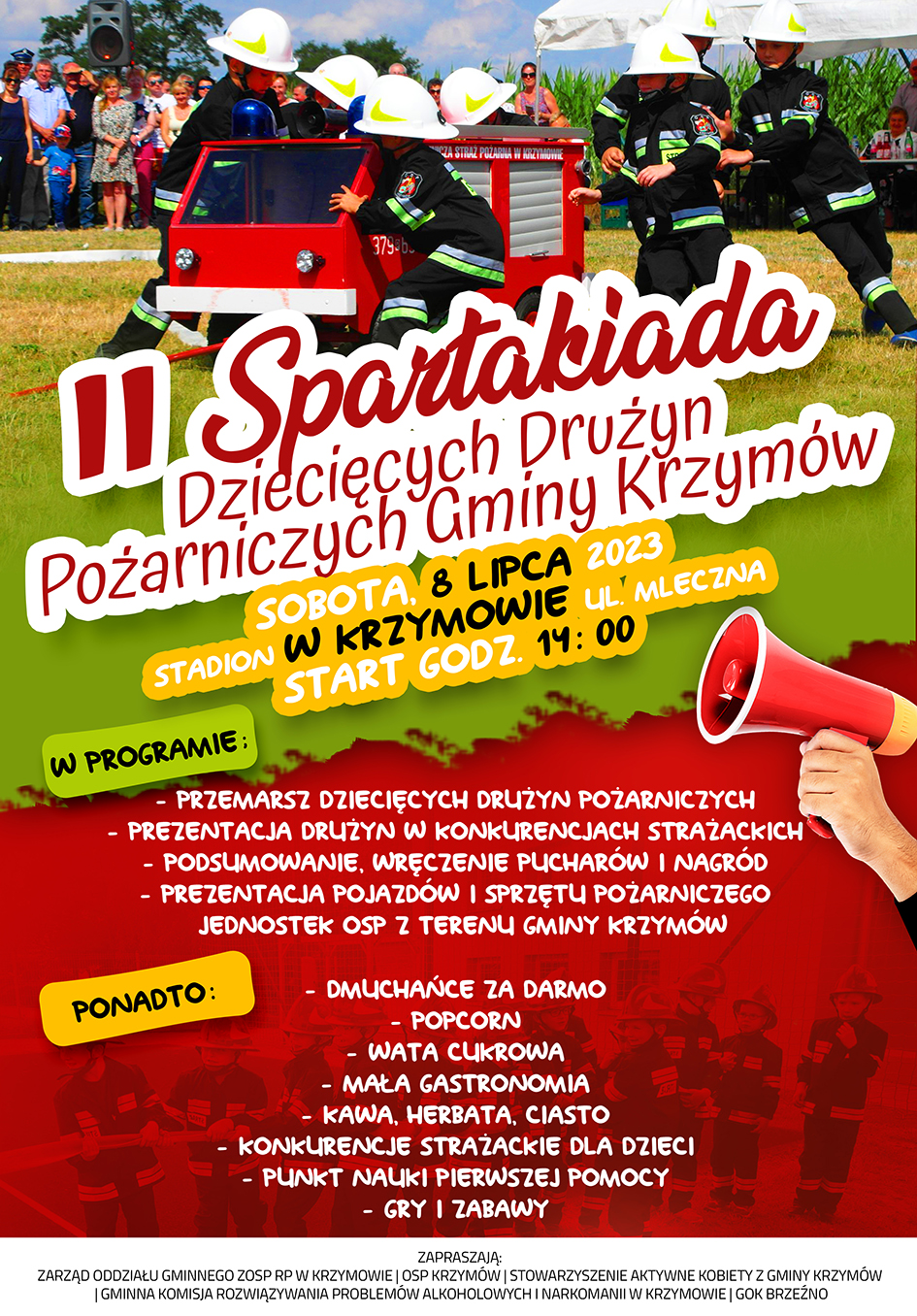 Plakat reklamujący spartakiadę 