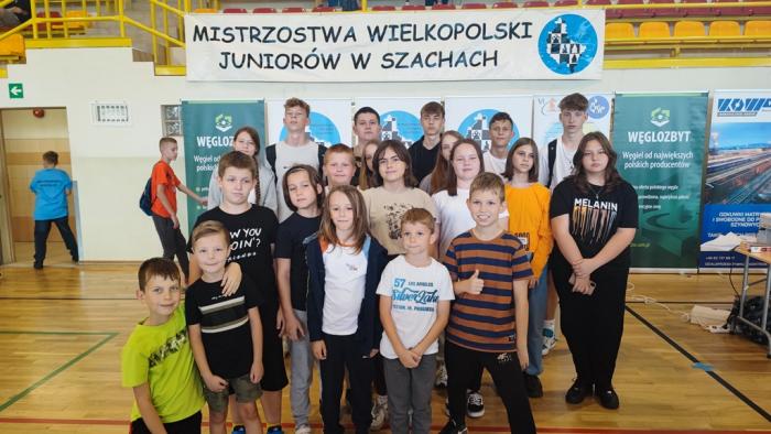 Reprezentanci gminy Krzymów na turnieju szachowym